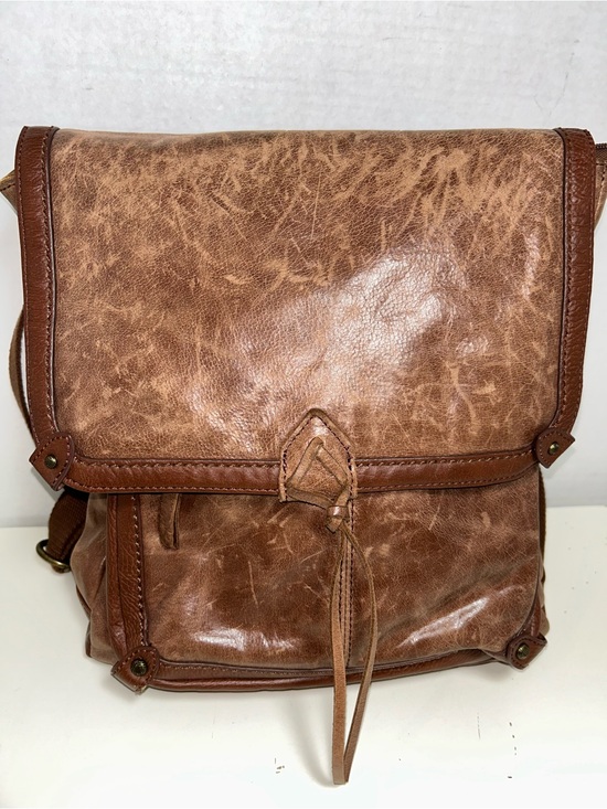 The Sak Handbags - The Sak Ventura Convertible Brown Leather Backpack Shoulder Bag Crossbody